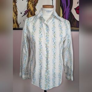 vintage 70s dagger collar shirt